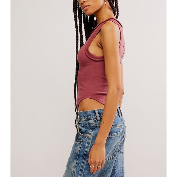 🆕 FREE PEOPLE Kate Tee / Wild Ginger - Picture 2 of 5